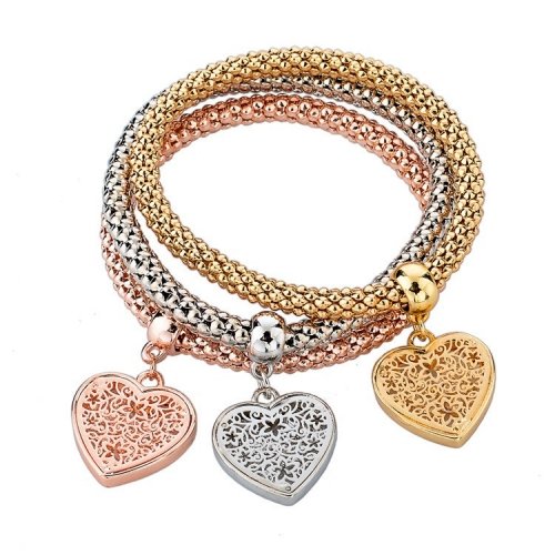 Armband hjärtan - 3 set