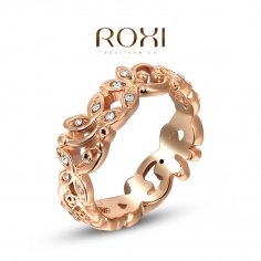 Roxi lux ring - Guldiga med...