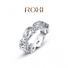 ROXI LUX RING - SILVER MED...