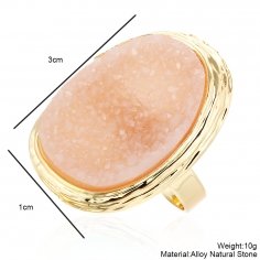 Naturlig beige sten guld... 2