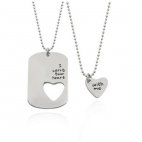 i carry your heart with me 2 st halsband