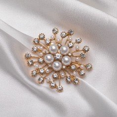 Blomma Formad Strass /... 2