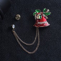 julklockor brosch - julsmycken 2