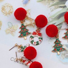 Jul Örhängen - julgran 2