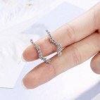 925 Sterling Silver Zirconia Stars örhängen för kvinnor köp billiga smycken